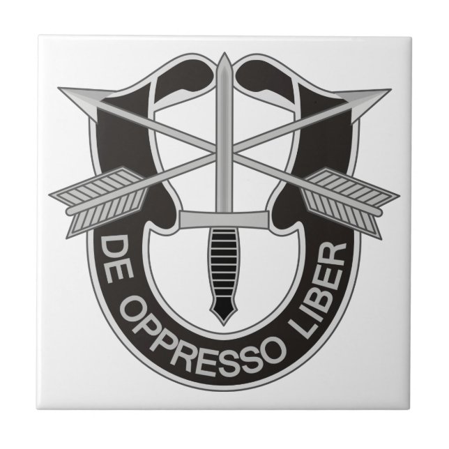 Azulejo Fuerzas Especiales SF De Oppresso Liber (Frente)