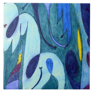 Azulejo Fumes azules