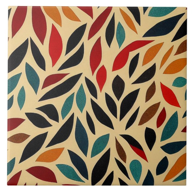 Azulejo Fun Boho Style Ceramic Tile (Frente)