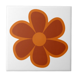Azulejo Fun Funky 60 70 Retro Flor Cerámica Tile