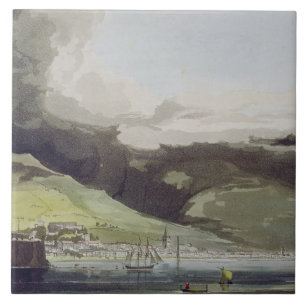 Azulejo Funchall, platea 1 "de un viaje a Cochinchina" b