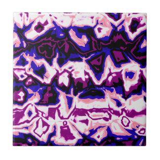 Azulejo Funky Boho Retro Tiras Marcados Genderfluido Orgul