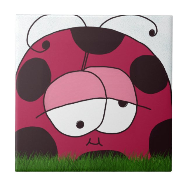 Azulejo Funny and Chubby Ladybug (Frente)
