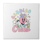 Azulejo Funny Cardiac Crew Easter Day CVICU Nurse Cardiolo<br><div class="desc">Funny Cardiac Crew Easter Day CVICU Nurse Cardiology T-Shirt</div>