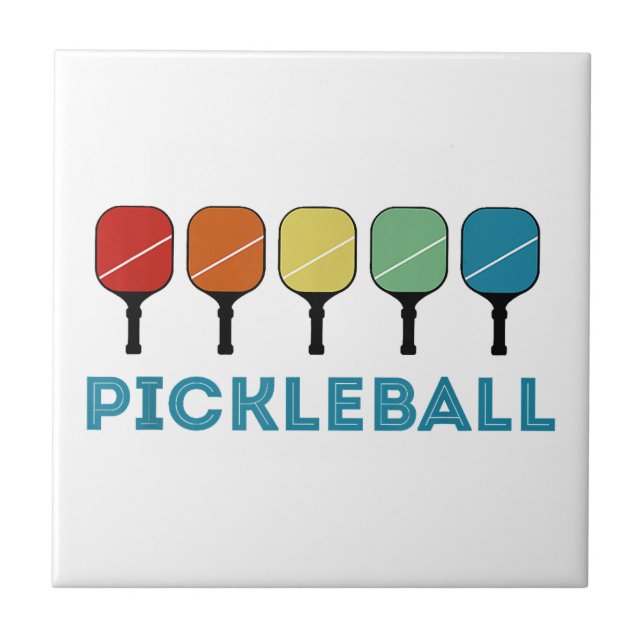 Azulejo Funny Pickleball Retro Vintage (Frente)