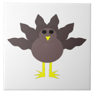 Azulejo Funny Thankding Turkey Tile