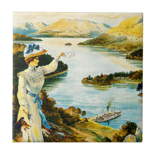 Azulejo Furness Railway ~ Lady of the Lake