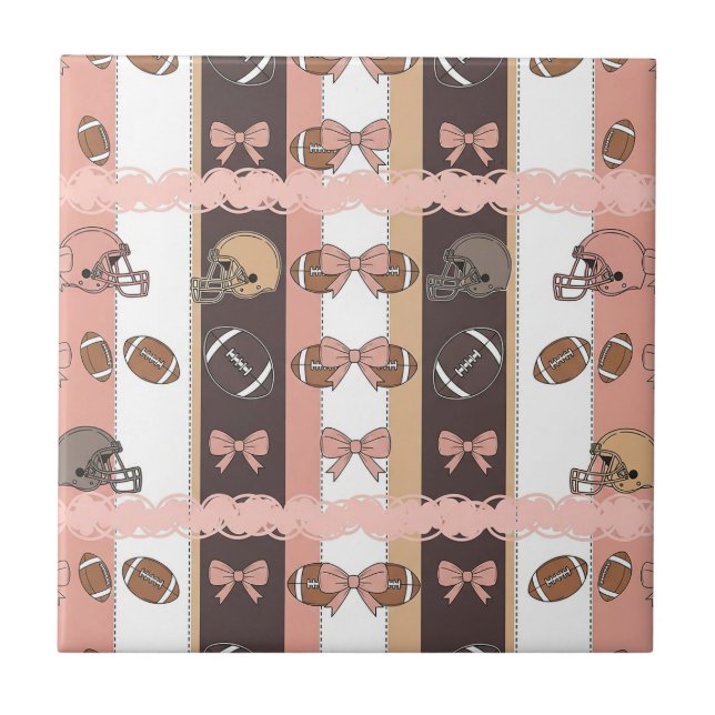 Azulejo Fútbol Coquette Arco Iris Patrón Leopardo (6) (Frente)