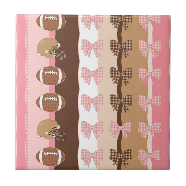 Azulejo Fútbol Coquette con Estampado de Leopardo (11) (Frente)