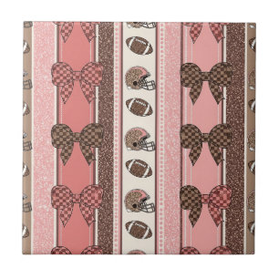 Azulejo Fútbol Coquette con estampado de leopardo (2)
