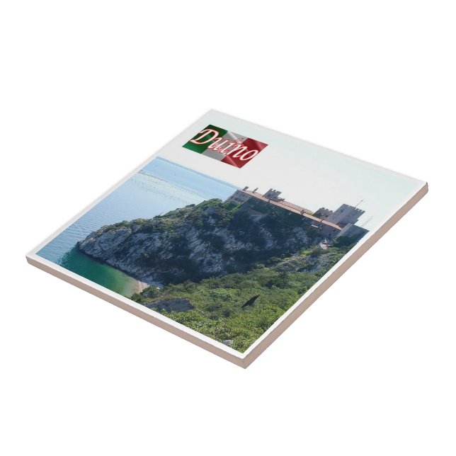 Azulejo FVG002 DUINO, Castillo, Italia, (Lado)