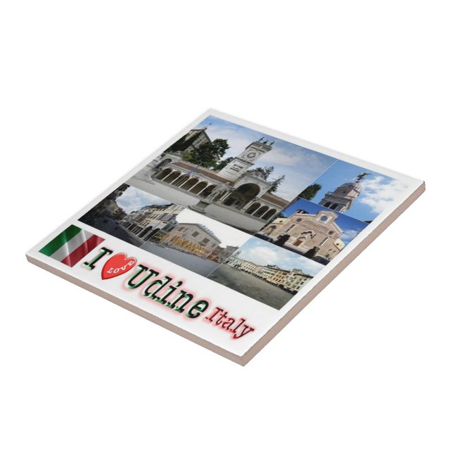 Azulejo FVG021 UDINE, I Love, Mosaic, Italia, (Lado)