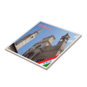 Azulejo FVG033 PORDENONE, Torre Catedral Italia,