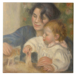 Azulejo Gabrielle y Jean (por Pierre-Auguste Renoir)