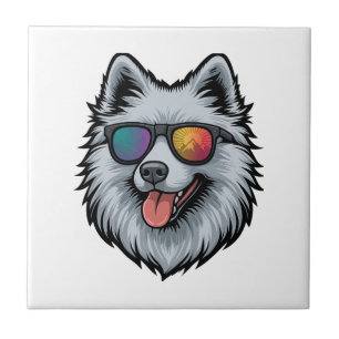 Azulejo Gafas de sol para perros Montaña Atardecer Reflexi