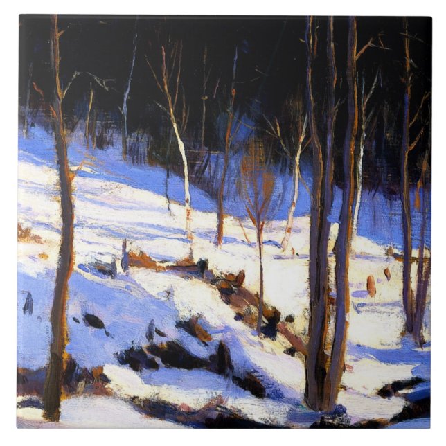 Azulejo Gagnon - En el Clearing, Charlevoix (Frente)