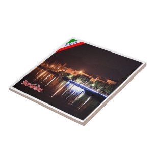 Azulejo GAL007 BARDOLINO, Lago de Garda, Italia,