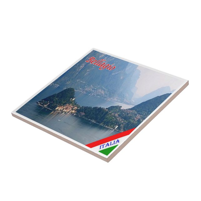 Azulejo GAL015 BELLAGIO, Lago Como, Italia, (Lado)