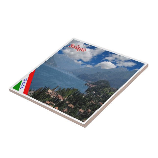 Azulejo GAL017 BELLAGIO, Lago Como, Italia, (Lado)