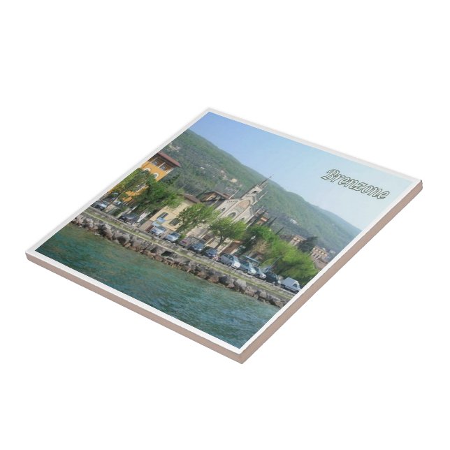 Azulejo GAL019 BRENZONE, Lago Garda, Italia, (Lado)