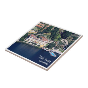 Azulejo GAL025 CERNOBBIO, Lago Como, Italia,