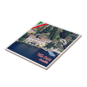 Azulejo GAL027 CERNOBBIO, Lago Como, Italia,