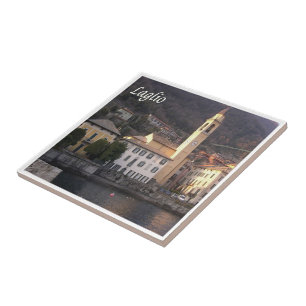 Azulejo GAL055 LAGLIO, Lago Como, Italia,