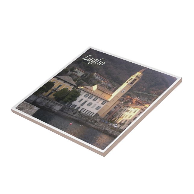 Azulejo GAL055 LAGLIO, Lago Como, Italia, (Lado)