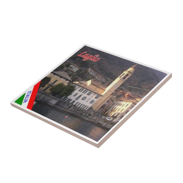 Azulejo GAL056 LAGLIO, Lago Como, Italia, (Lado)