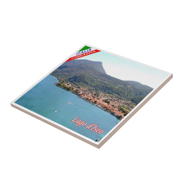 Azulejo GAL062 Lake Iseo View, Italia, (Lado)