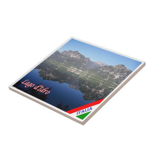 Azulejo GAL070 LAKE IDRO, Panorama, Italia,