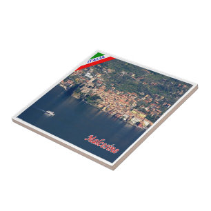 Azulejo GAL084 MALCESINE, Lago de Garda, Italia,