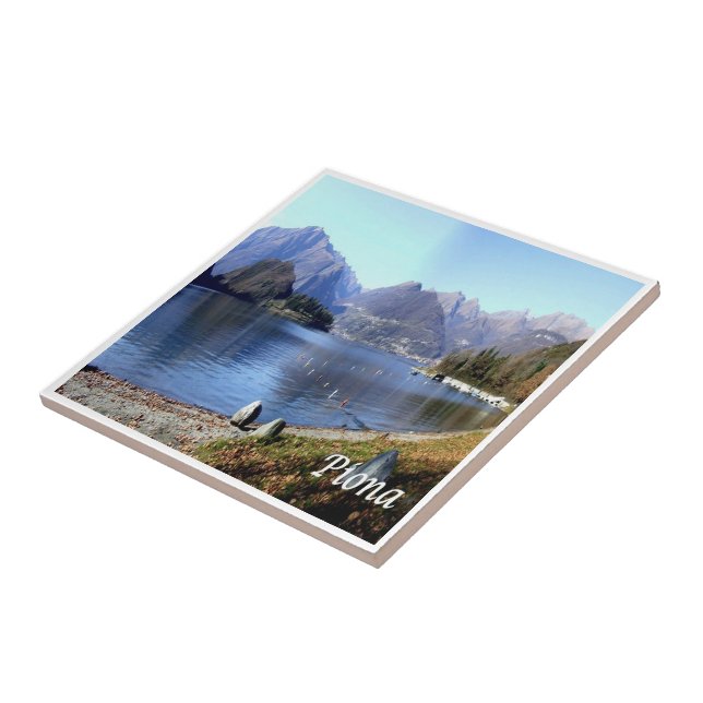 Azulejo GAL096 PIONA, Lago Como, Italia, (Lado)