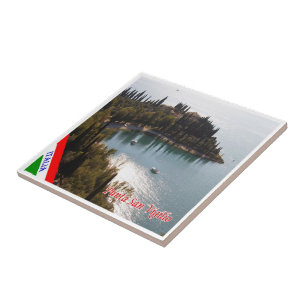 Azulejo GAL098 PUNTA SAN VIGILIO, Lago de Garda,