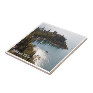 Azulejo GAL099 PUNTA SAN VIGILIO Lake Garda, Italia,