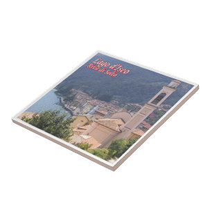 Azulejo GAL101 RIVA DI SOLTO, Lago Iseo, Italia,