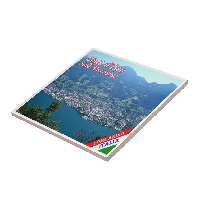 Azulejo GAL102 VENTA MARASINO, Lago Iseo, Italia, (Lado)
