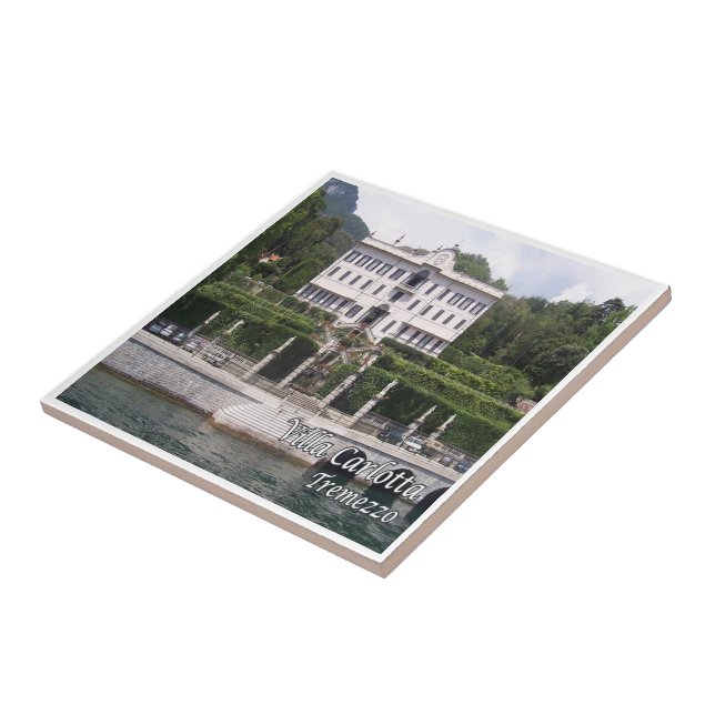 Azulejo GAL128 TREMEZO, Lago Como, Italia, (Lado)