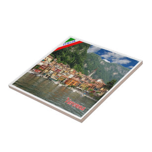 Azulejo GAL133 VARENNA, Lago Como, Italia,