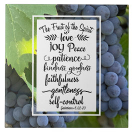 Azulejo Galatianos 5:22-23 El fruto del espíritu