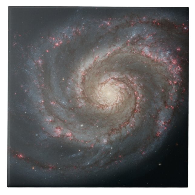 Azulejo Galaxia con remolinos (espacio) (universo) (Messie (Frente)