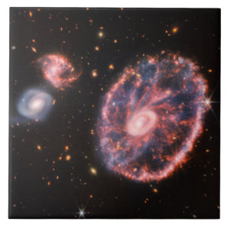 Azulejo Galaxia de volantes, telescopio espacial James Web