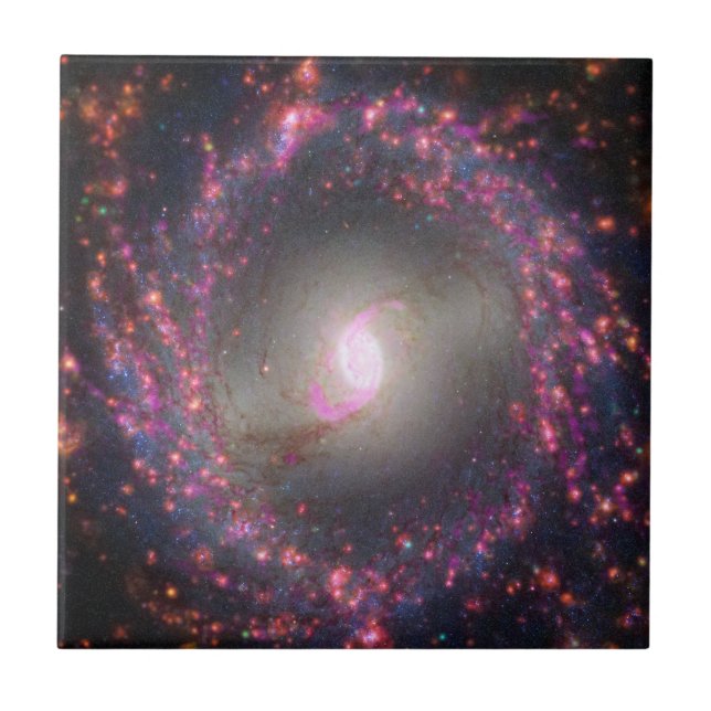 Azulejo Galaxia Espiral Ngc 3351. (Frente)
