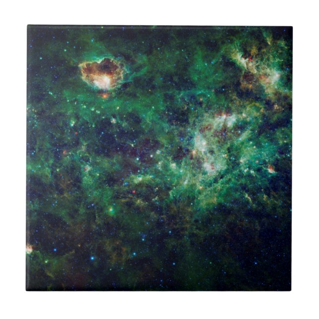 Azulejo Galaxia Vía Láctea Espacio cósmico (Frente)