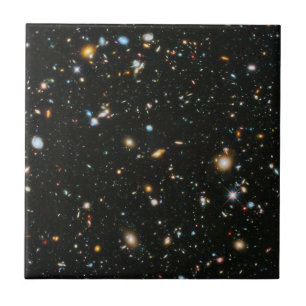 Azulejo Galaxias del Campo Ultra Profundo de Hubble de la