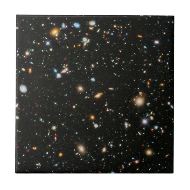 Azulejo Galaxias del Campo Ultra Profundo de Hubble de la  (Frente)