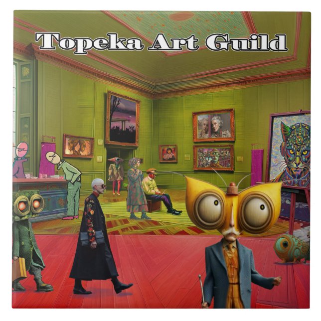 Azulejo Gallery Collage for Topeka Art Guild (Frente)