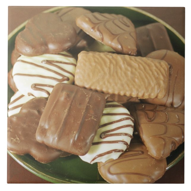 Azulejo Galletas del chocolate (Frente)