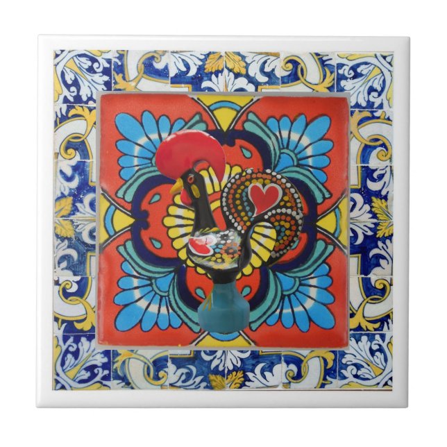 Azulejo Galo de Barcelos, Portugal (Frente)