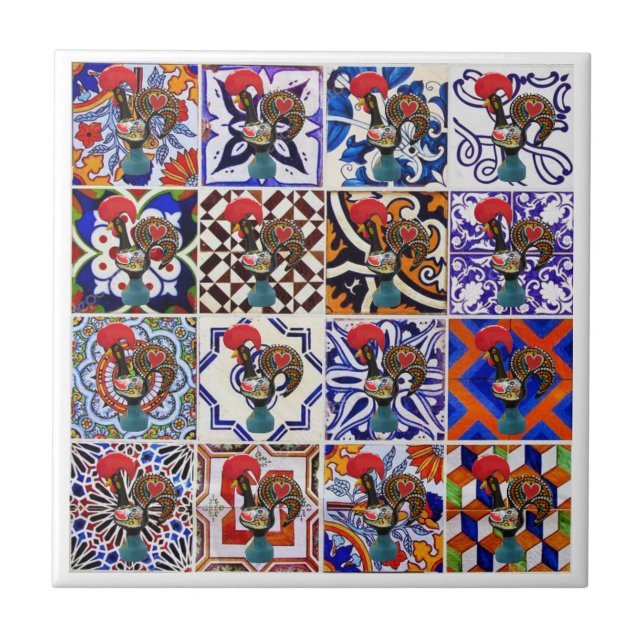 Azulejo Galo de Barcelos, Portugal (Frente)